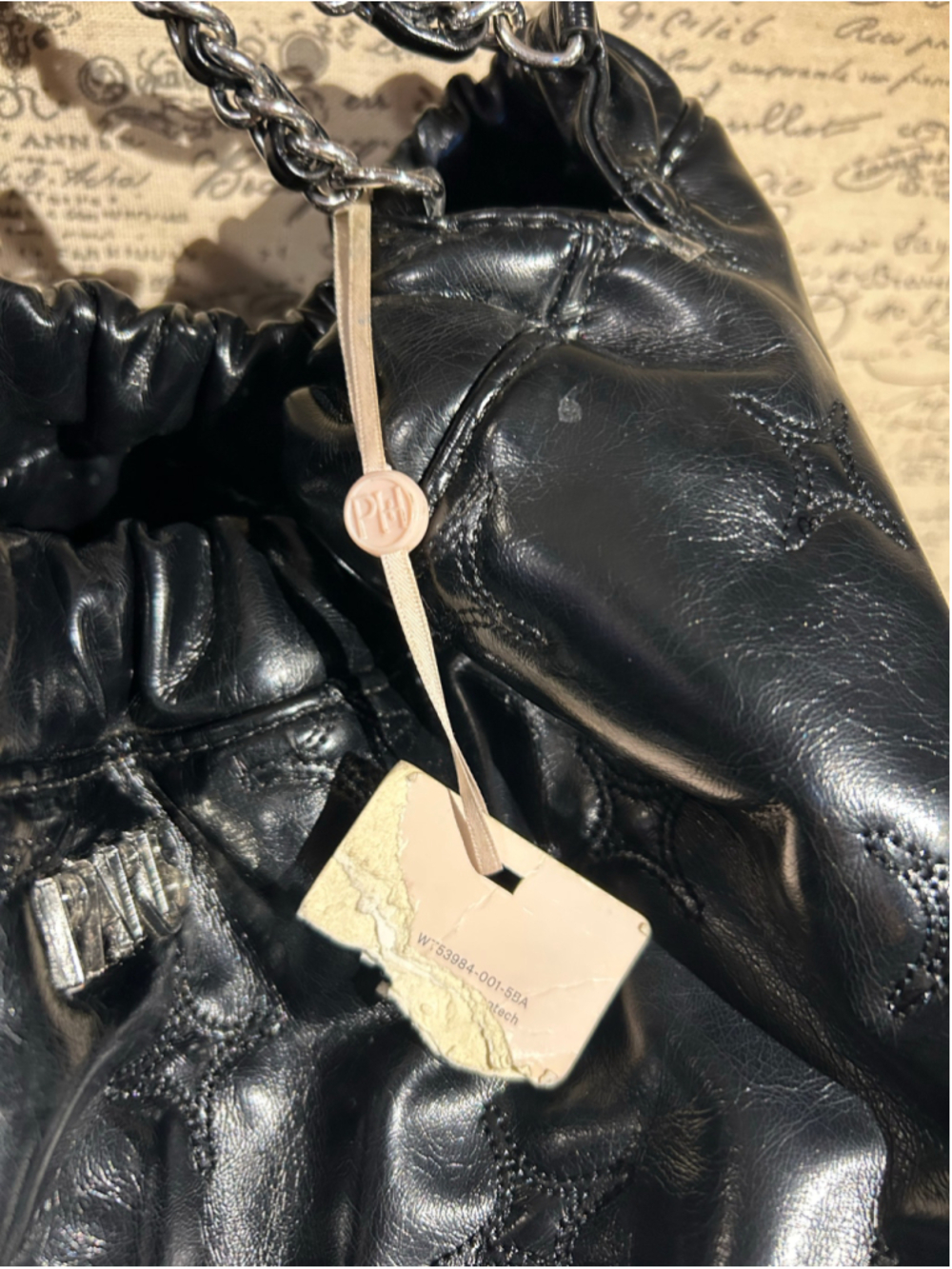 Women's Paris Hilton Black Shoulder Bag One Size - Picture 5 of 8